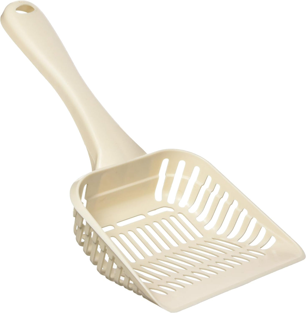 Petmate Litter Scoop for Cats, Jumbo Size, Bleached Linen
