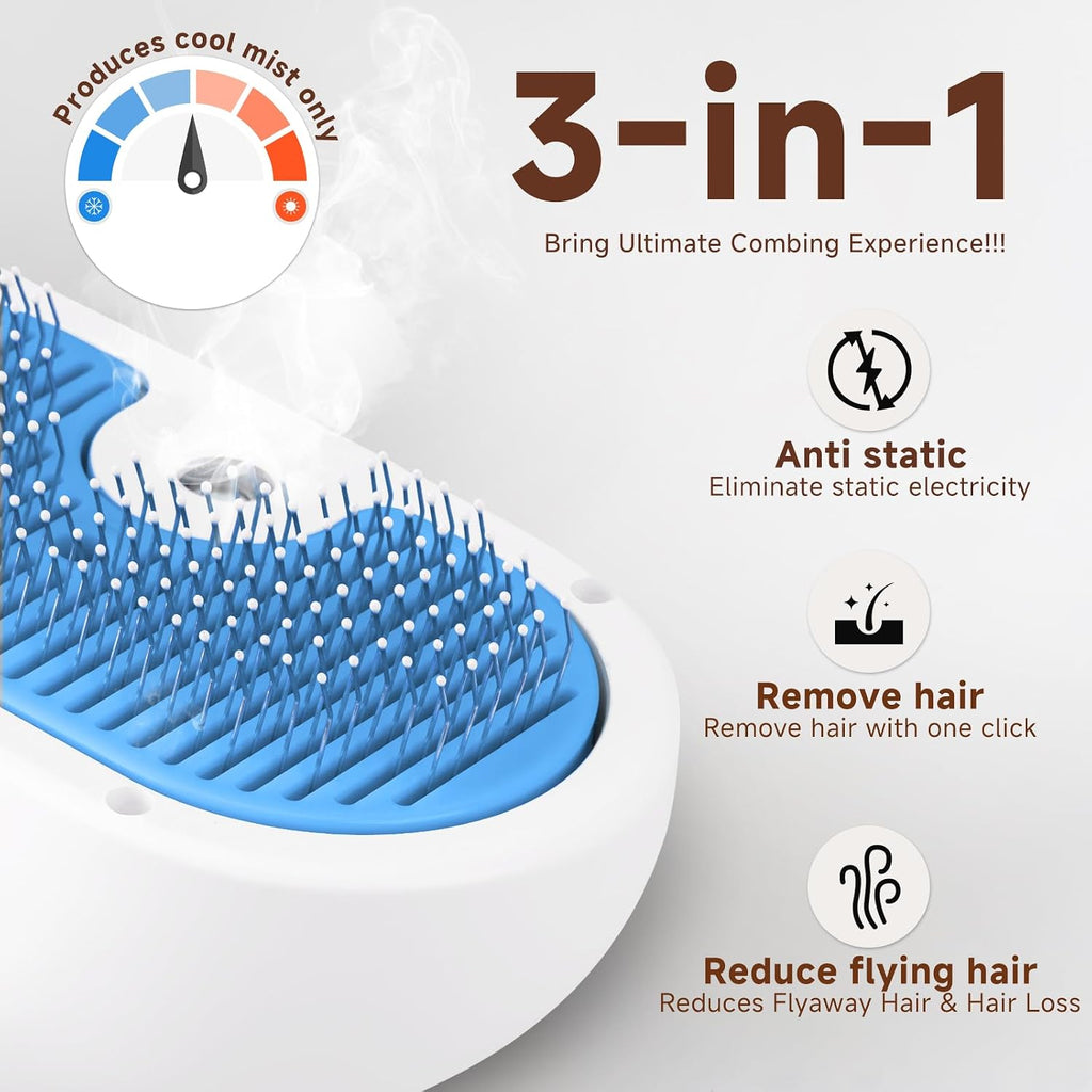 Cat Brush for Shedding,Pet Steam Brush for Cat