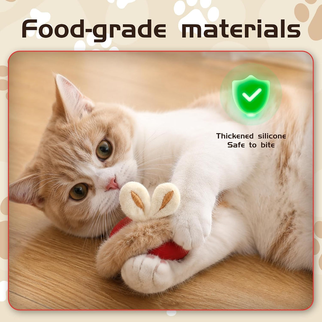 Interactive Cat Toy Ball, Self-Rolling Electric, USB Rechargeable