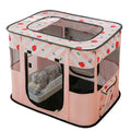 XRG Foldable Pet Cat Playpen,Indoor Cat cage Crates S(27.6"x21.7"x17.7")