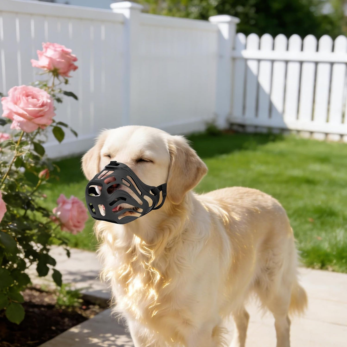 Dog Muzzle Size 7 for Small Medium Large Dogs Anti-Bite