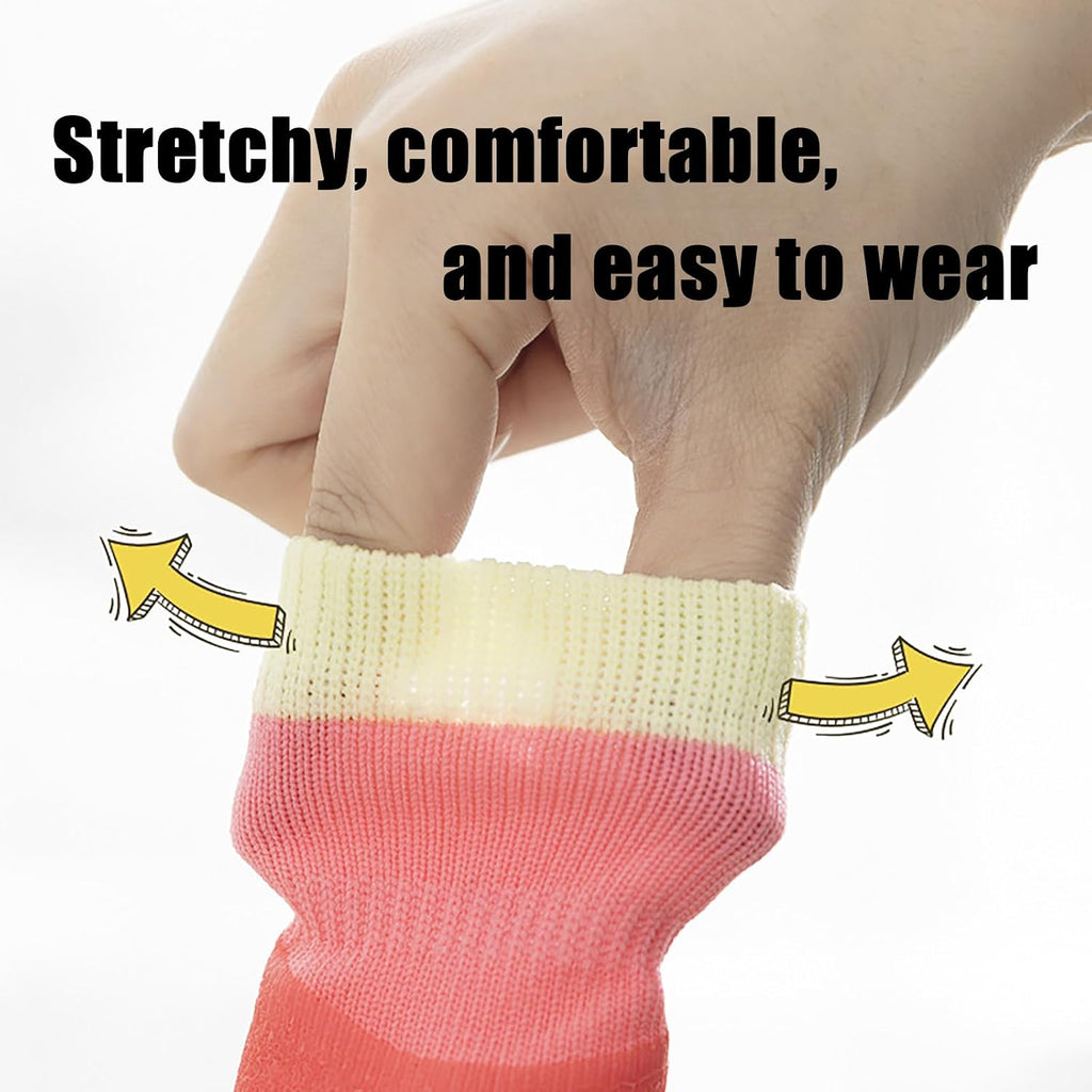 Small, Medium Dogs Socks with Anti Slip Sole Puppy Waterproof Boots Adjustable Pet Paw Protector