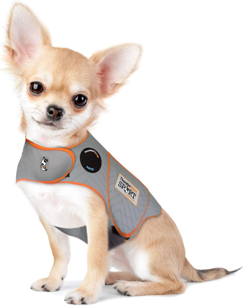 ThunderShirt for Dogs Calming Anxiety Vest, Large, Platinum Sport