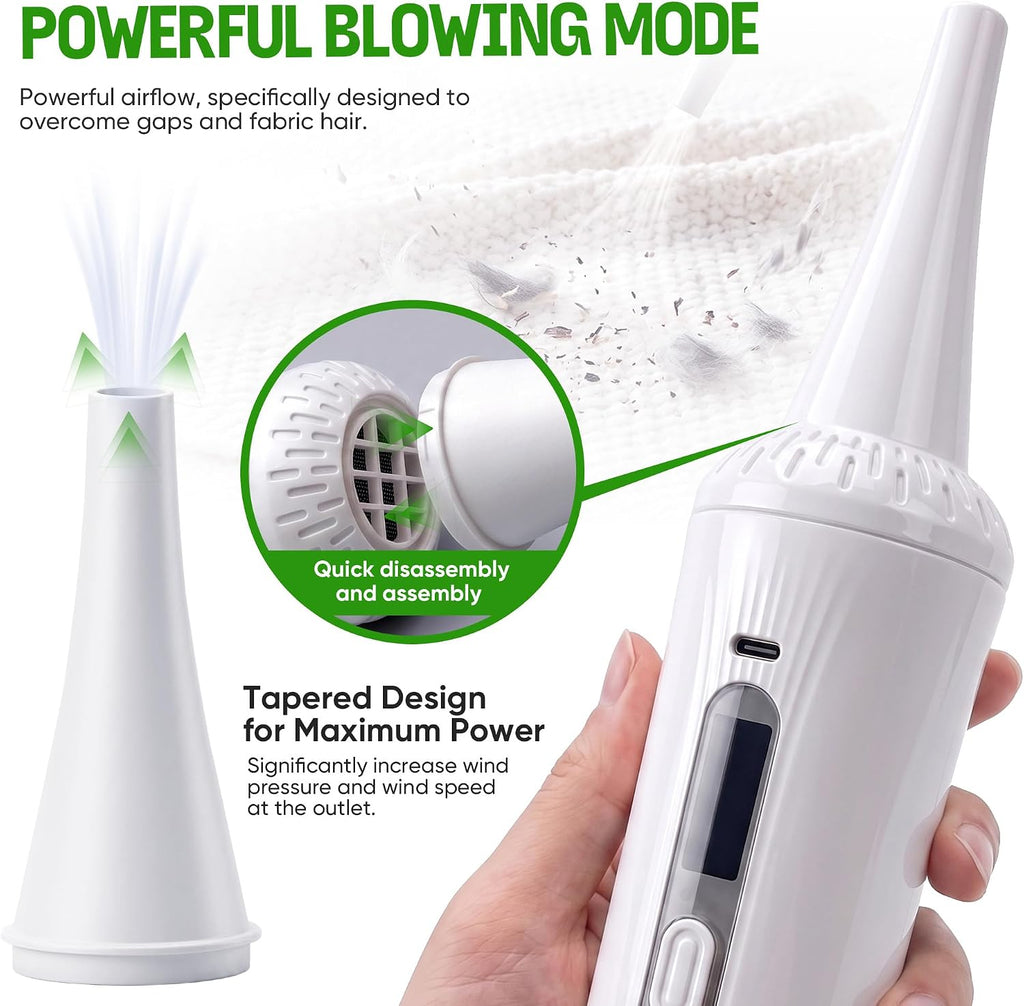 Cat Grooming Vacuum Kit, 5-in-1 Cordless Pet Grooming Vacuum for Cats & Dogs, 6000PA Pet Hair Vacuum, Low-Noise Desheddi
