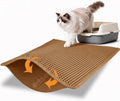Pieviev Litter Mat, Double-Layer Waterproof Litter Trap, 30" x 24" Brown