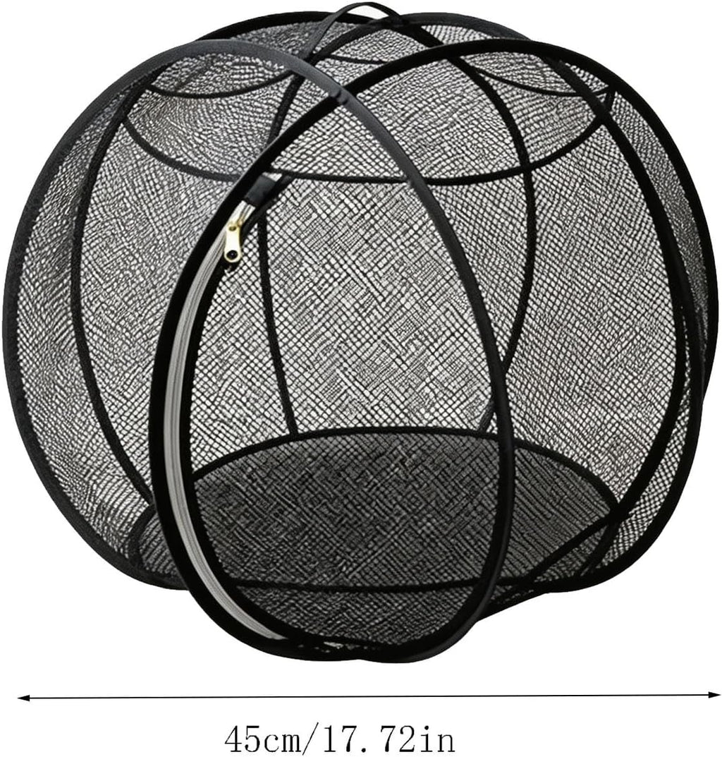 Portable Outdoor Cat Enclosure, 17.7" Rolling 360° Cat Playpen, Mesh Ball Cats Cage, Collapsible Breathable Pet Playpen 