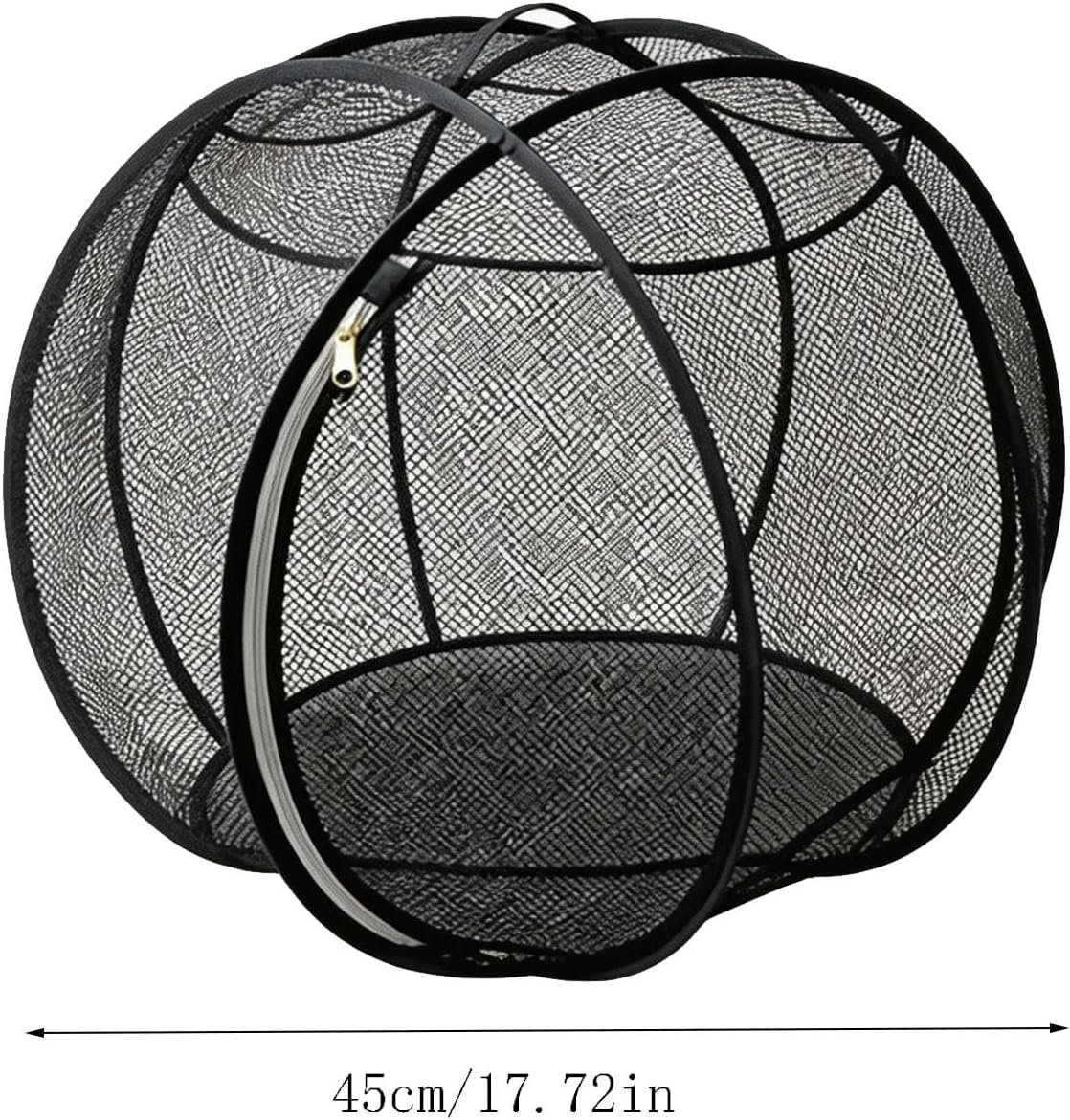 Portable Outdoor Cat Enclosure, 17.7" Rolling 360° Cat Playpen, Mesh Ball Cats Cage, Collapsible Breathable Pet Playpen 