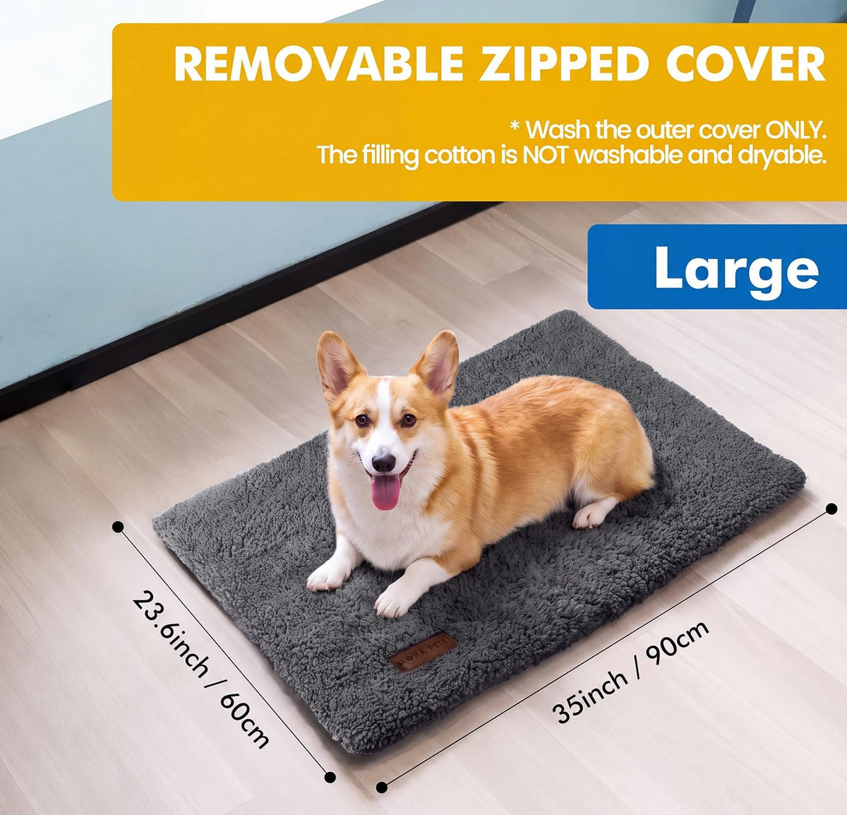 Mora Pets Self Warming Cat Beds for Large Cats Self Heating Dog Mat Pet Pad