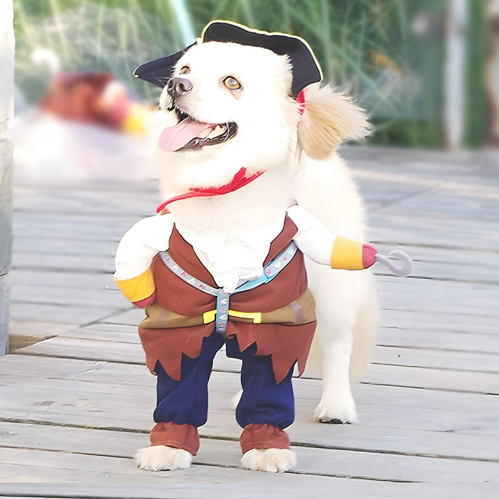 NACOCO Pet Dog Costume Pirates of The Caribbean Style (Medium)