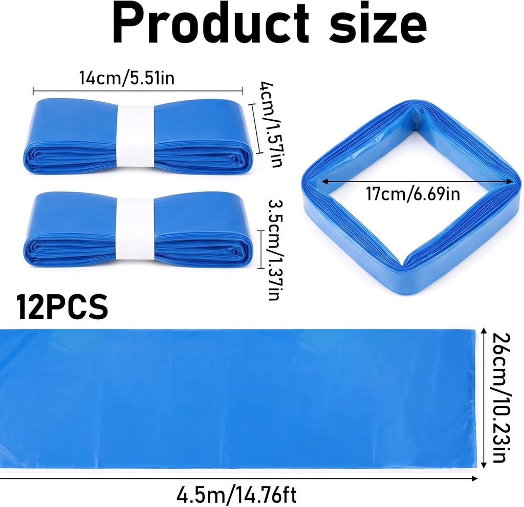 12 Pack Cat Litter Refill Bags, Enhanced Odor Generic Litters Refills