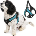 Gooby Escape Free Easy Fit Dog Harness, Step-in, Turquoise, Small