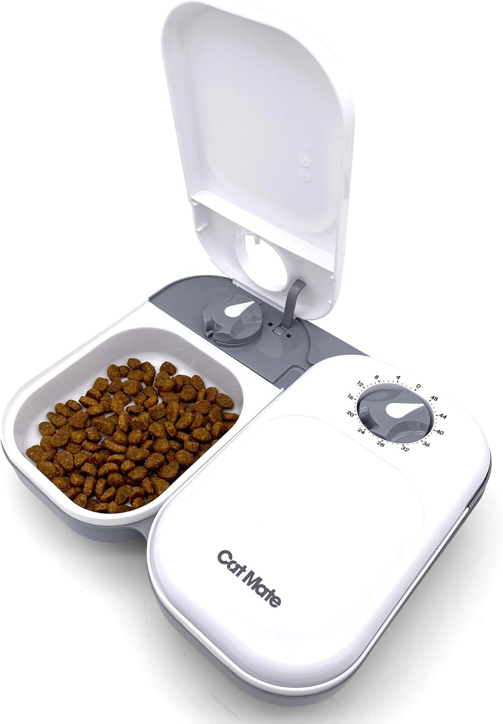 Cat Mate 2-Meal Automatic Pet Feeder, for Cats & Small Dogs, 800g / 1.78 lb