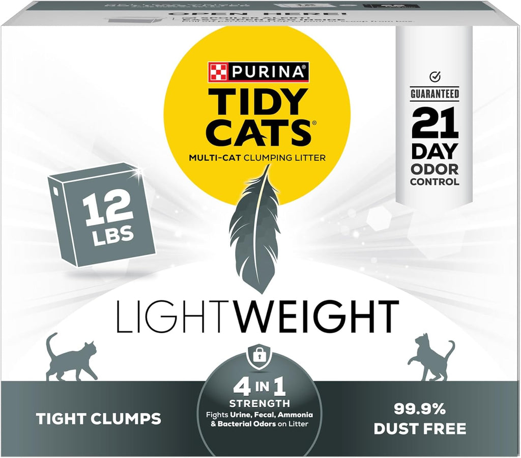 Purina Tidy Cats LightWeight 4-in-1 Strength Cat Litter, 17 lb