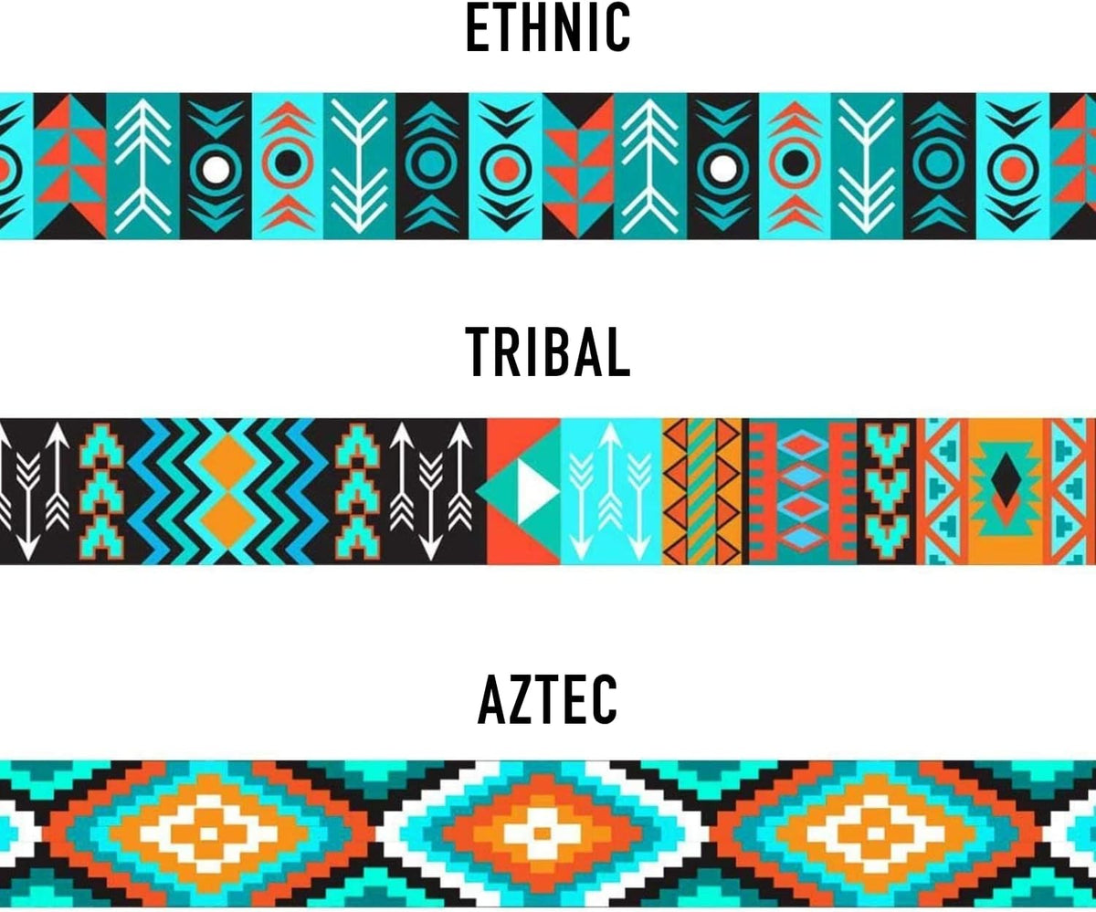 Tribal Aztec Cat Collar 2-Pack, Breakaway with Bell