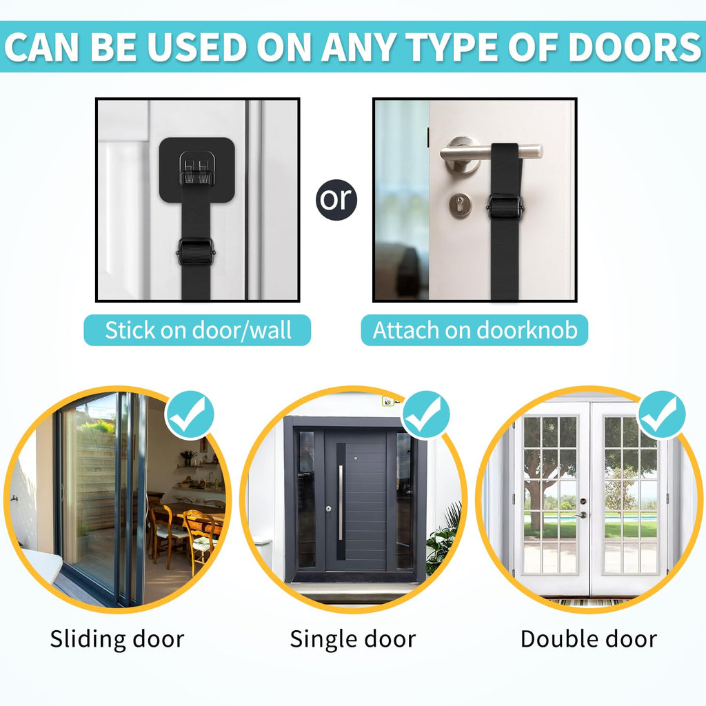 COOYOO Dog Doorbells, Adjustable Potty Training Dog Bells, Upgraded for Training Your Puppy The Easy Way, Premium Quality Housetraining Hanging Bell-5 Extra Large Loud 1.5 DoorBells