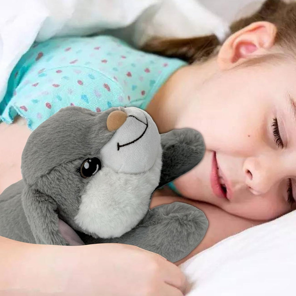 Snuggle Rabbit Heartbeat Stuffed Toy, Puppy Plush