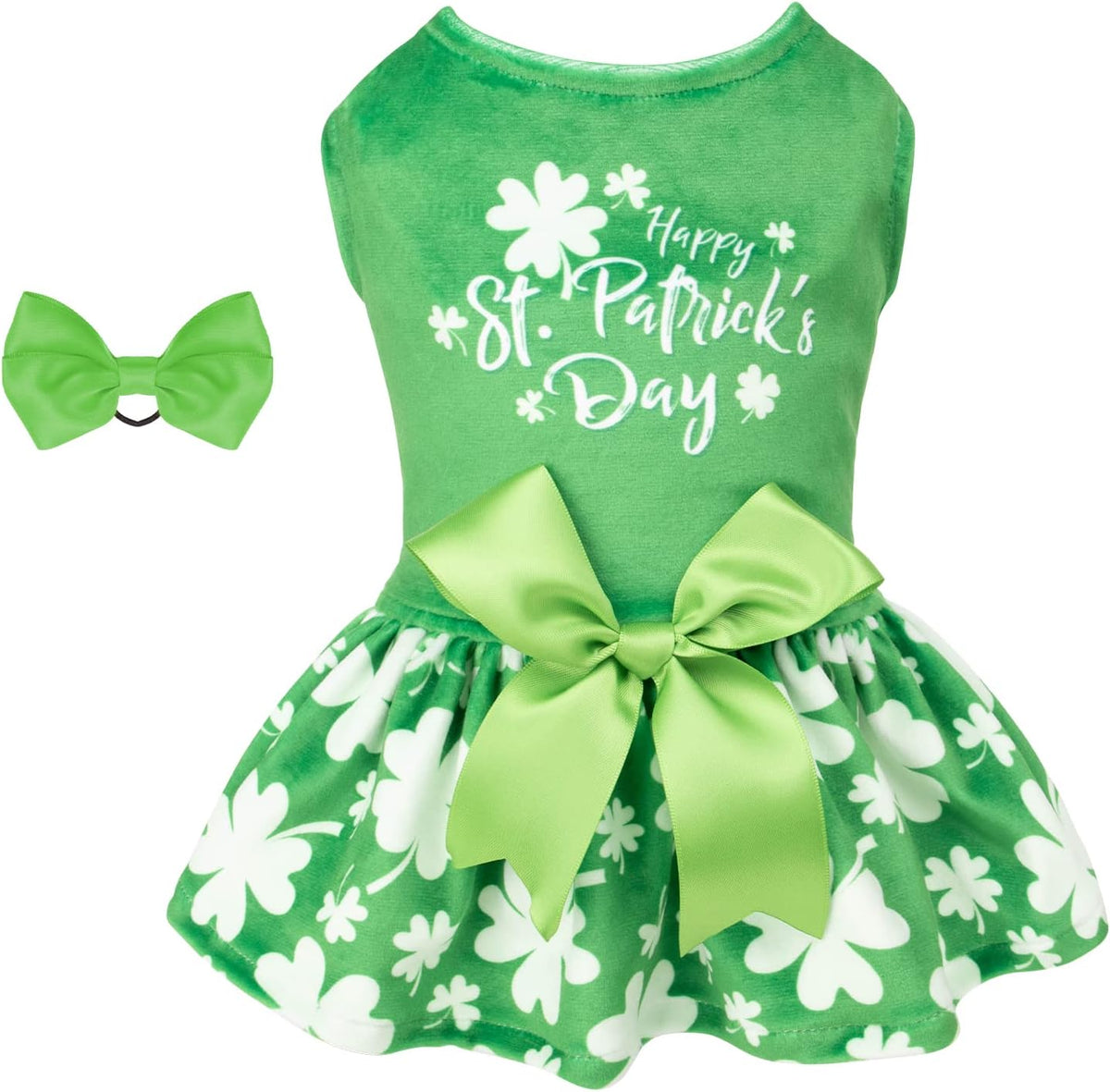 CuteBone Halloween Dog Dress Skulls Velvet for Small Dogs Girl Puppy Dresses Pink Dog Clothes