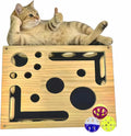 Cat Scratch Puzzle Enrichment Box, Stress-Free Scratch Puzzle Enrichment Box for Cats That Hate Nail Trims, Cat Nail Fil