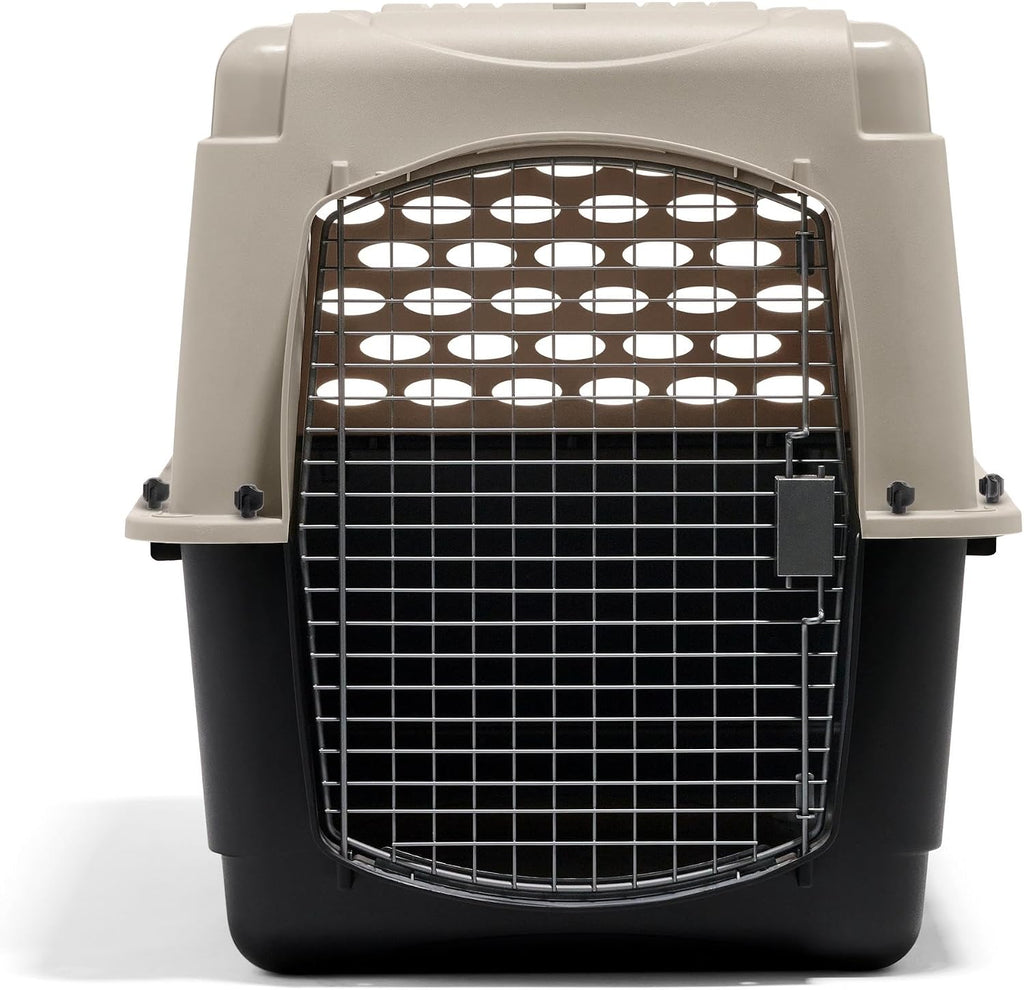 Petmate Vari Dog Kennel, Carrier for Large Dogs, 36in, Taupe and Black
