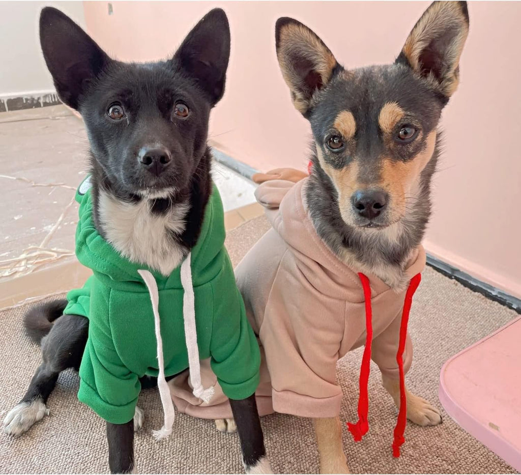 Dog Hoodie Basic Sweater Coat Cute - Frog Shape Warm Jacket Pet Cold Weather Clothes Outfit Outerwear for Cats Puppy Sma
