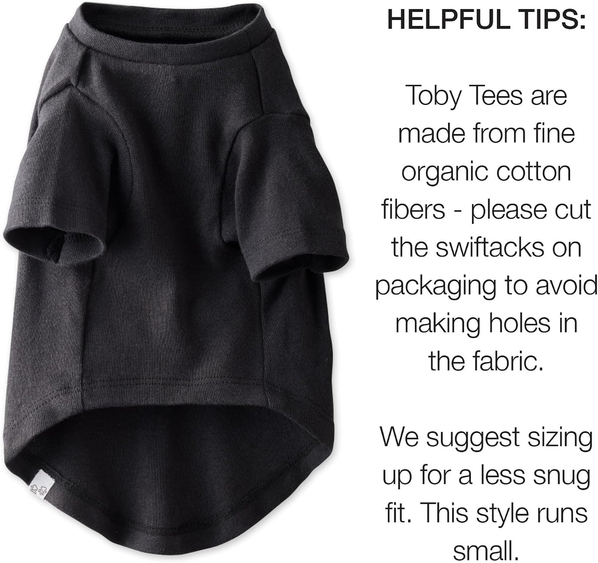 Pet Passion Toby 3-Pack 100% Organic Cotton Dog Short Sleeve T-Shirt Pet Tees for All Breeds, Gray Ombre, Large (40-60 l