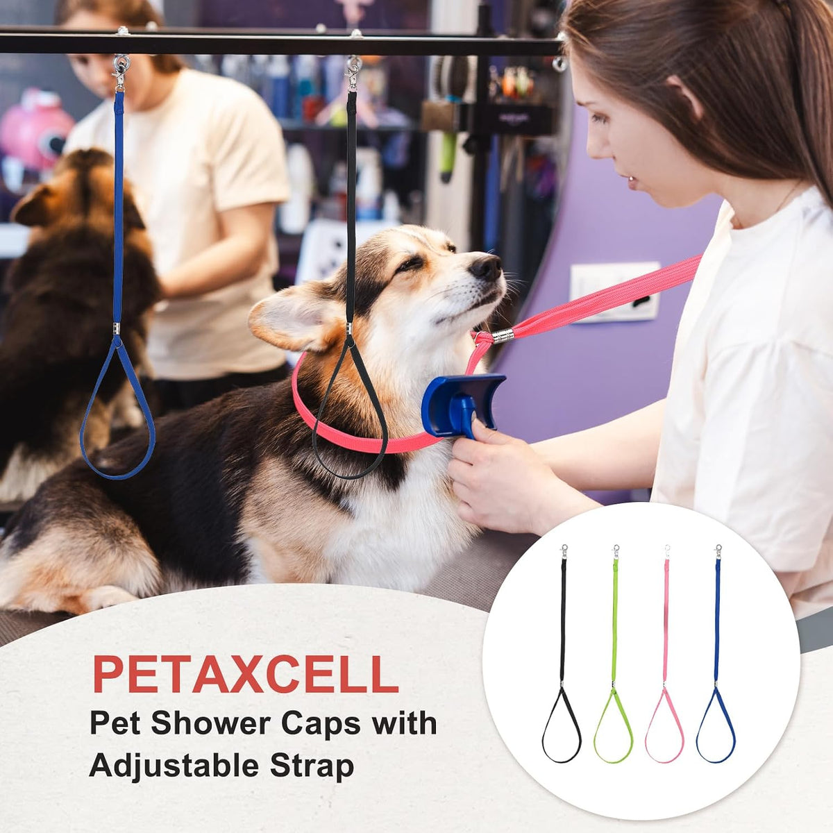 Pet Dog Grooming Loop, Dog Cat Safety Rope, 4Pcs