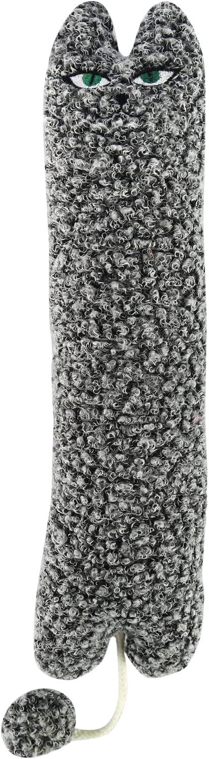 TTcat Large 11.42 Inch Giraffe Silvervine Cat Kick Toy, Crinkle Plush Cat Chew Pillow Toy with Bell Tail, Interactive Ki