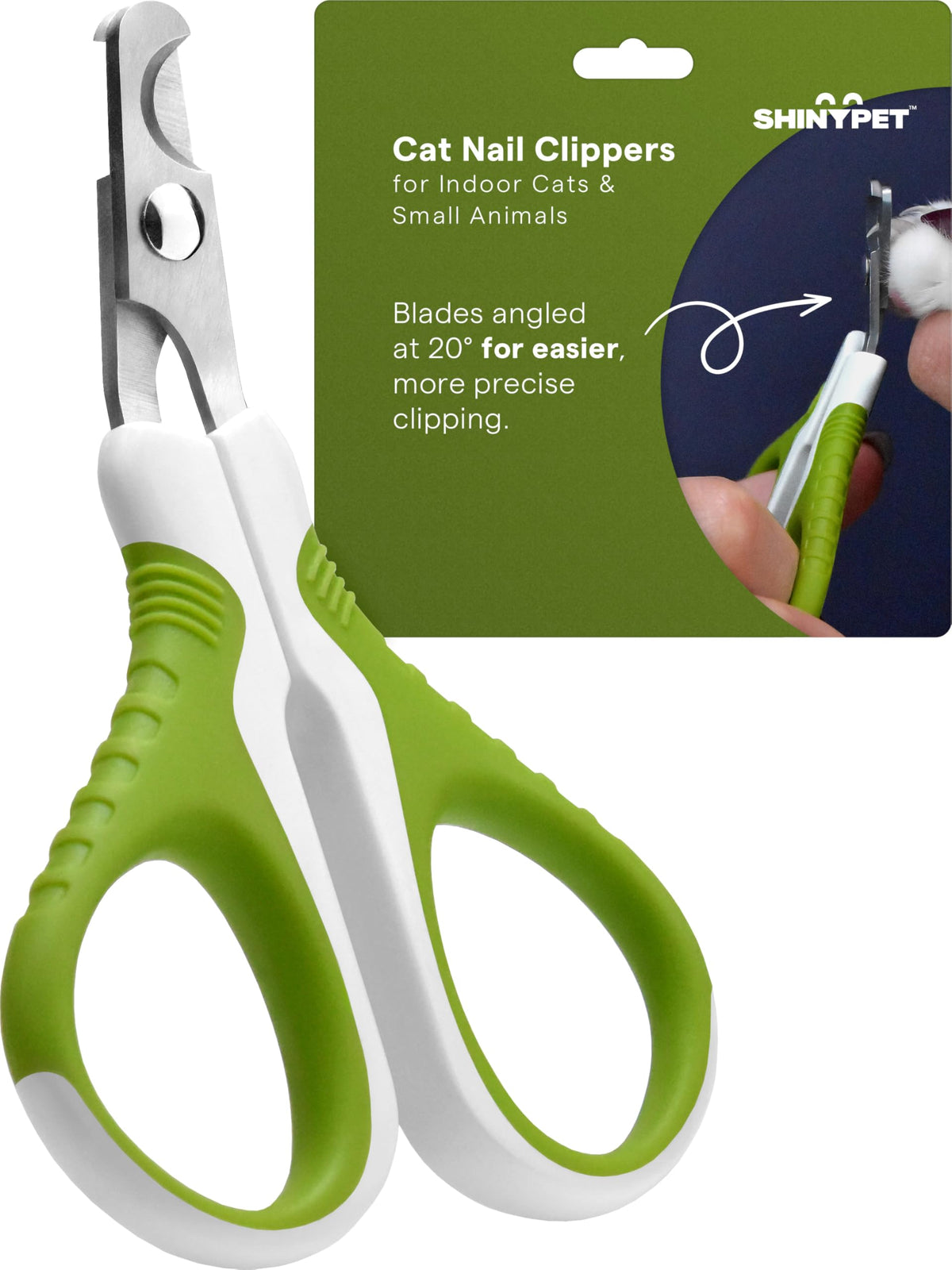 Pet Nail Clippers for Indoor Cats & Small Animals: Kitten Rabbit Tiny Dog