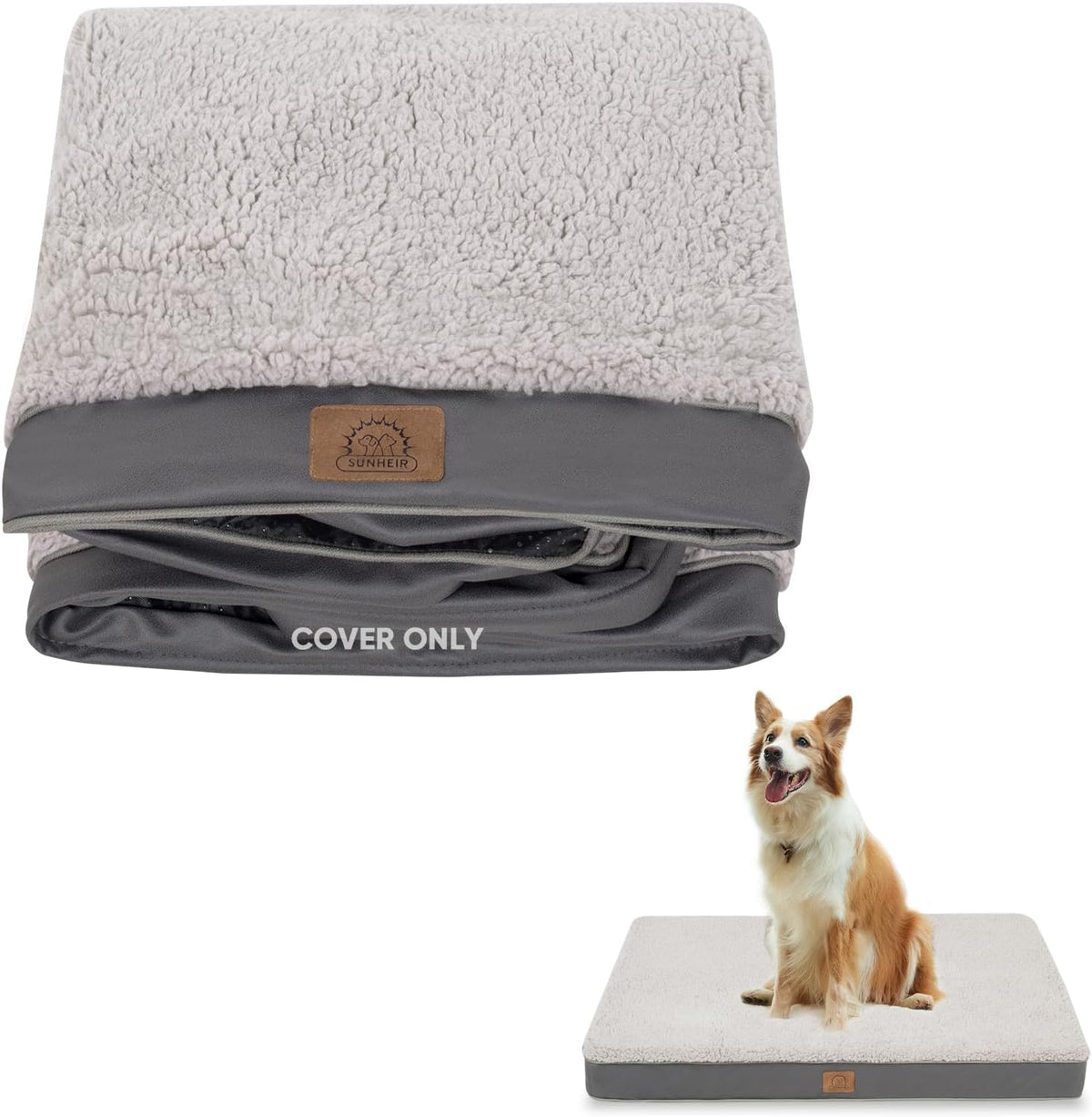 Waterproof Dog Bed Covers Replacement Washable, Pet Bed Cover Only