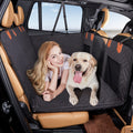 YJGF Hard Bottom Dog Car Seat Cover for Back Seat,Seat Extender for Dogs