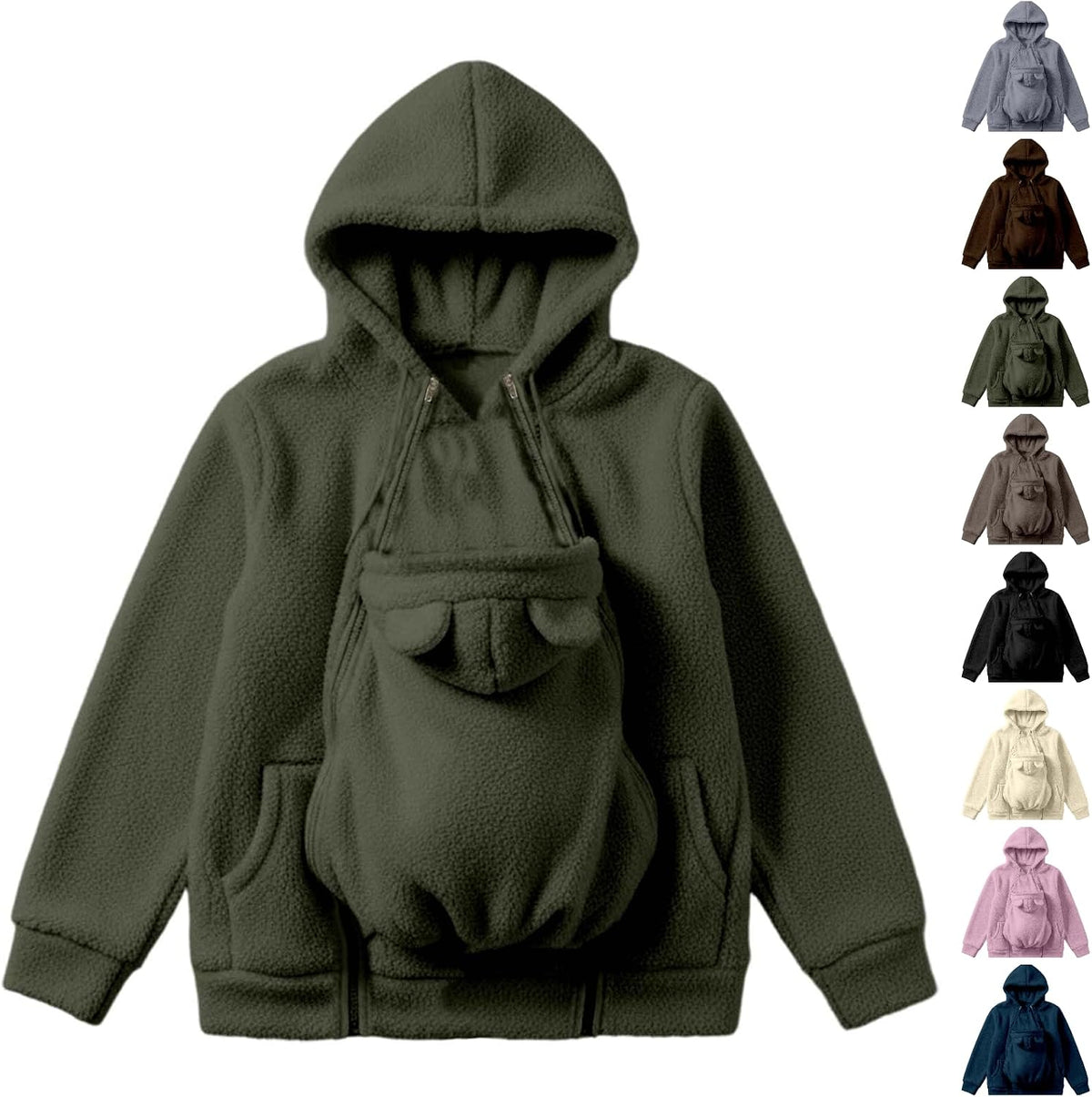 Hoodie With Baby Pouch, Baby Pouch Holder, Cat Dog Hoodie With Pet Pouch