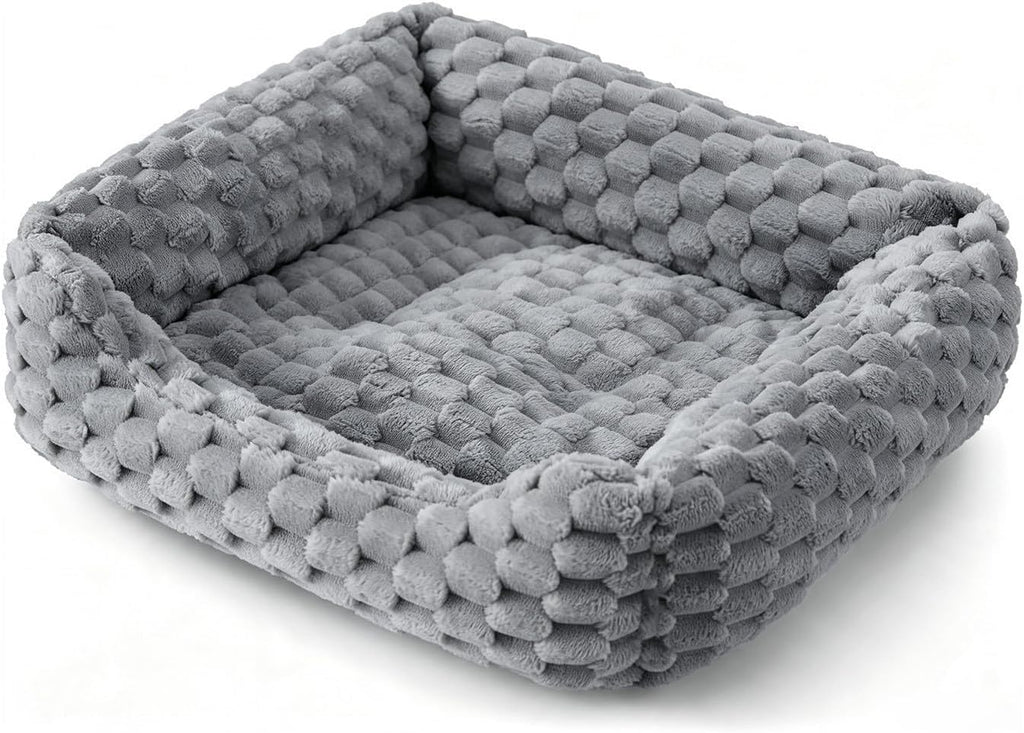 Cat Couch, Soft Pets Bed, Fluffy Cat Sofa, cama para Gatos, Gray
