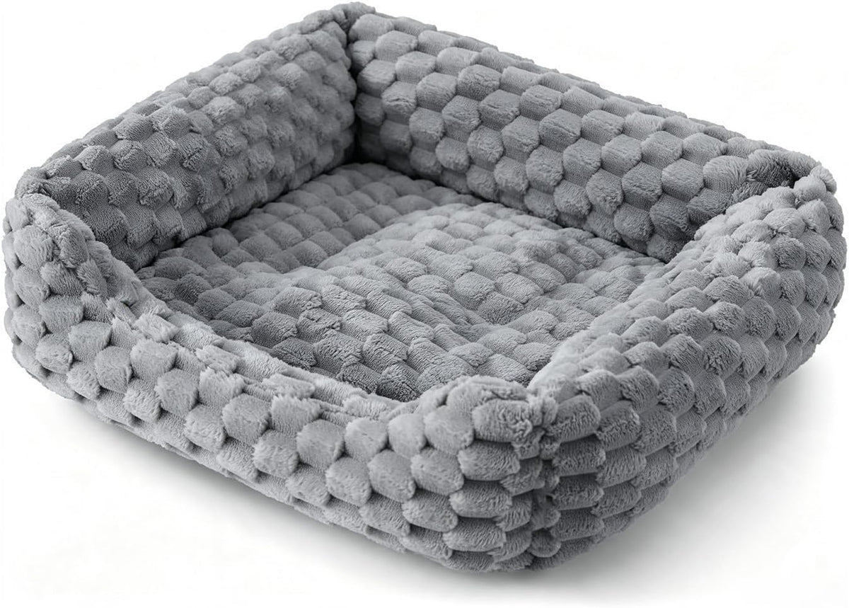 Cat Couch, Soft Pets Bed, Fluffy Cat Sofa, cama para Gatos, Gray