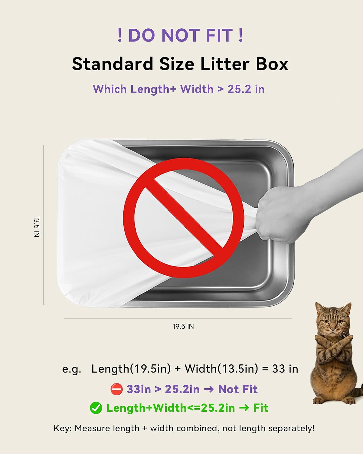 120 Count Cat Litter Box Bags Compatible with PetPivot AutoScooper 11/12