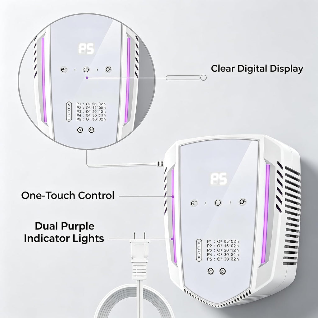 Cat Litter Deodorizer Air Purifier Ozone Odor Eliminator for Home
