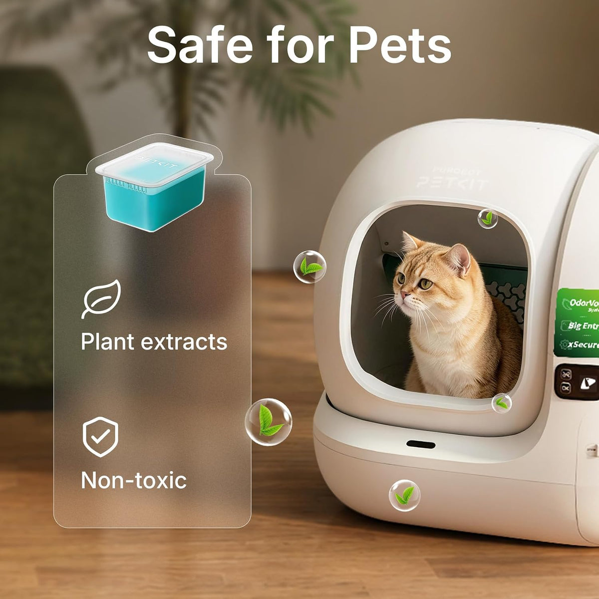 PETKIT Odour Eliminator N60 for Purobot Ultra, Purobot Max Pro 2,Purobot Max 3 and PUROBOT Crystal Duo Self Cleaning Cat