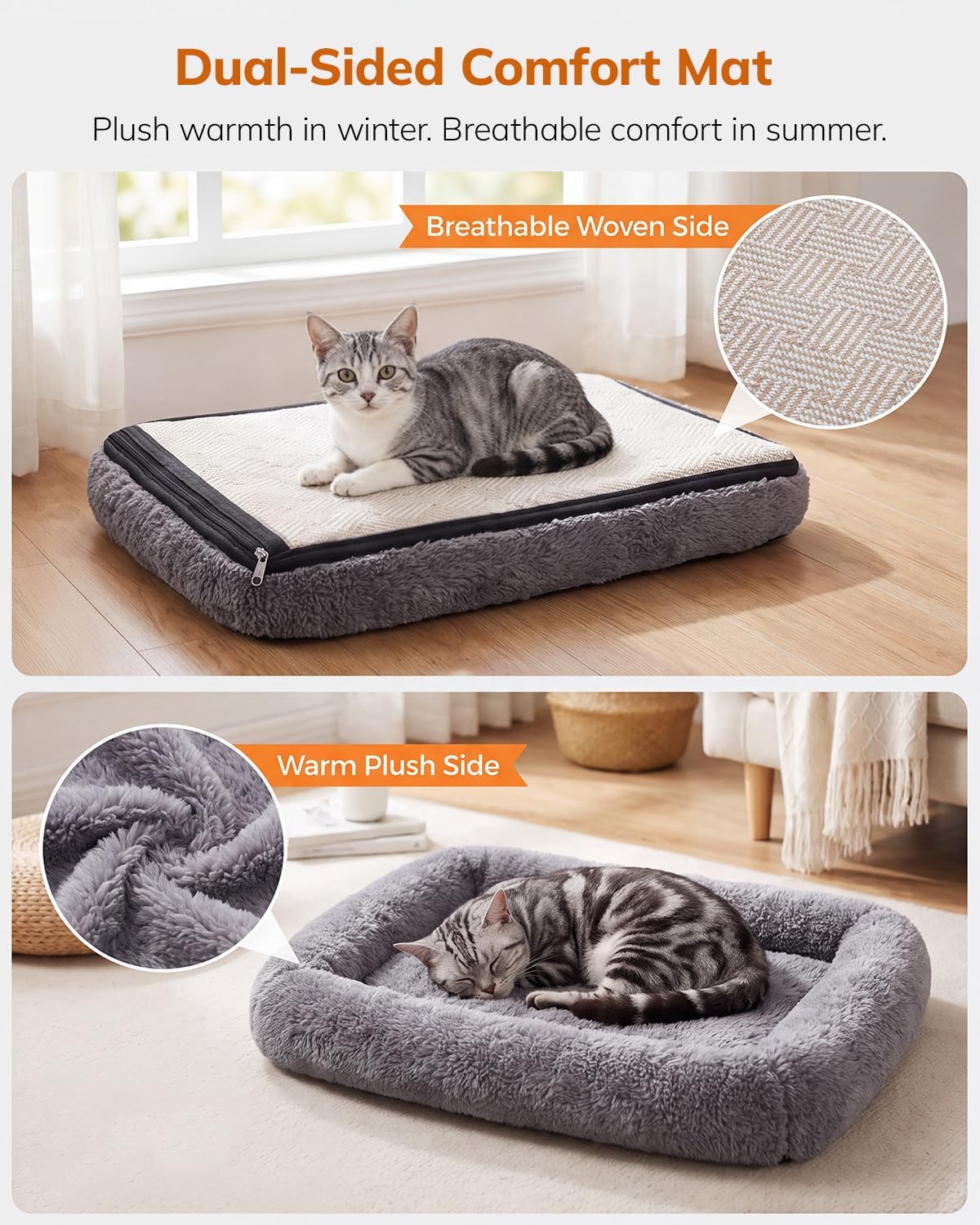 Morpilot Expandable Soft Cat Carrier for Air Travel, 16 x 11 x 11in
