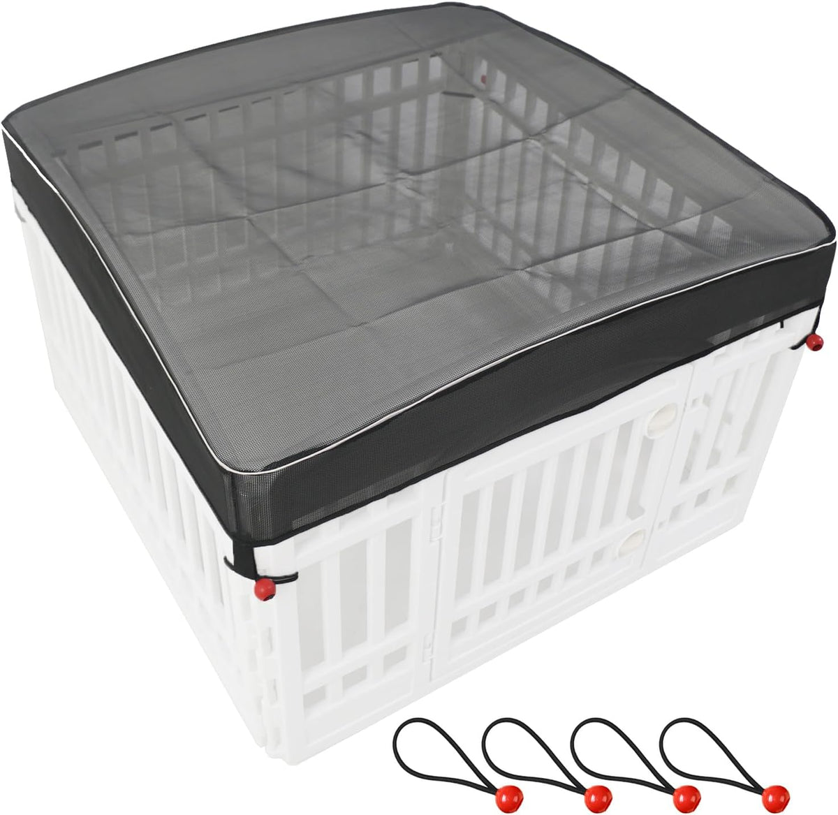 Dog Pen Cover Dog Playpen Cover for Pets,Provide Shade and Security for Indoor Outdoor Dog Pen,Pet Playpen Cover Fits 35