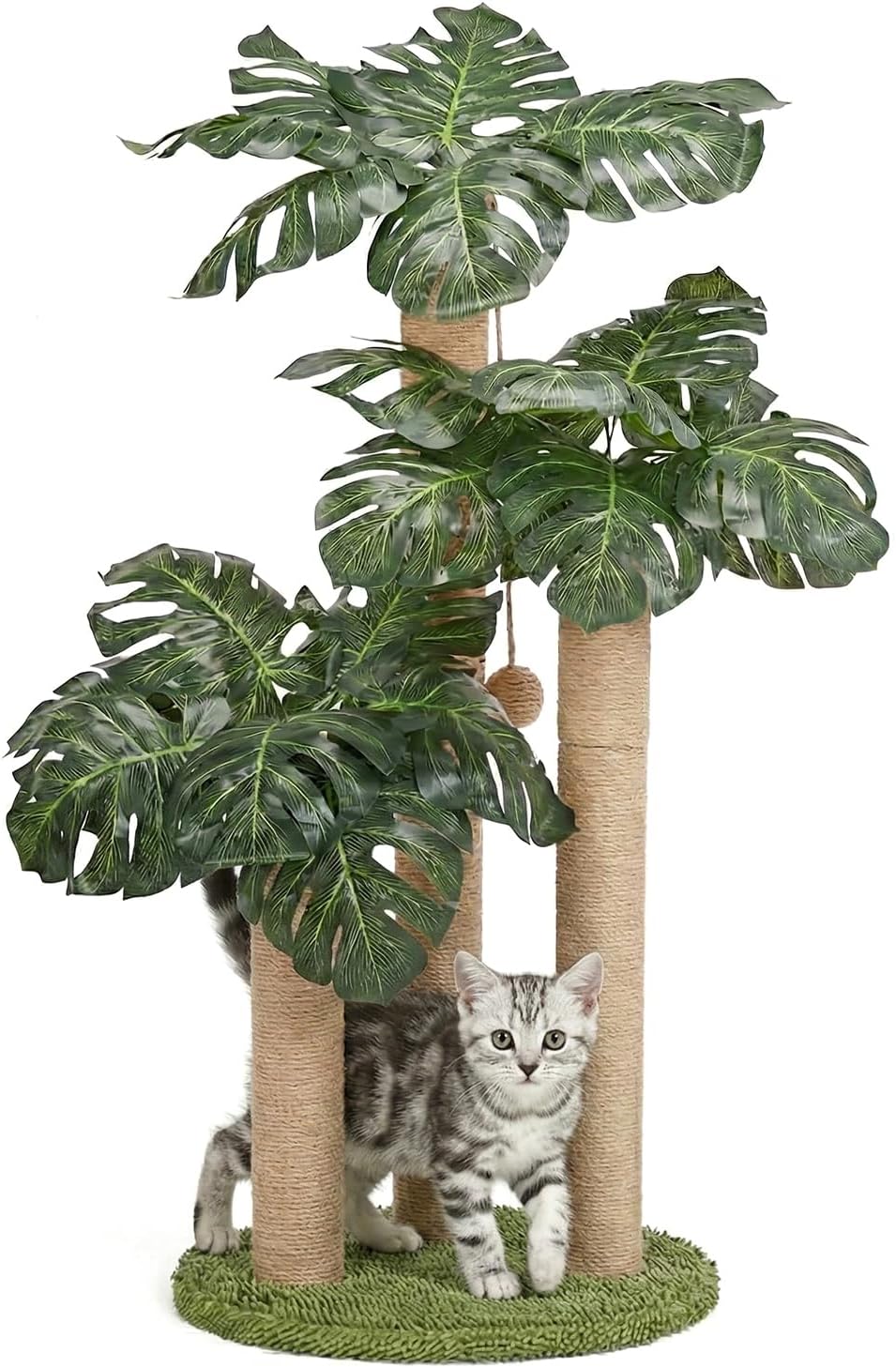 LEMONDA 31.5Inch Palm Tree Cat Scratching Post