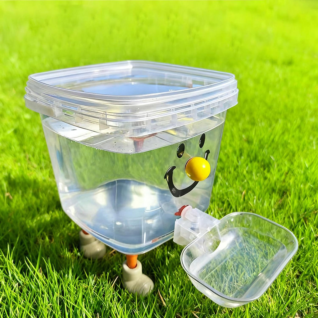 Cats Water Feeder Clear Reservoir Portable No Plug Bowl 3L 5L