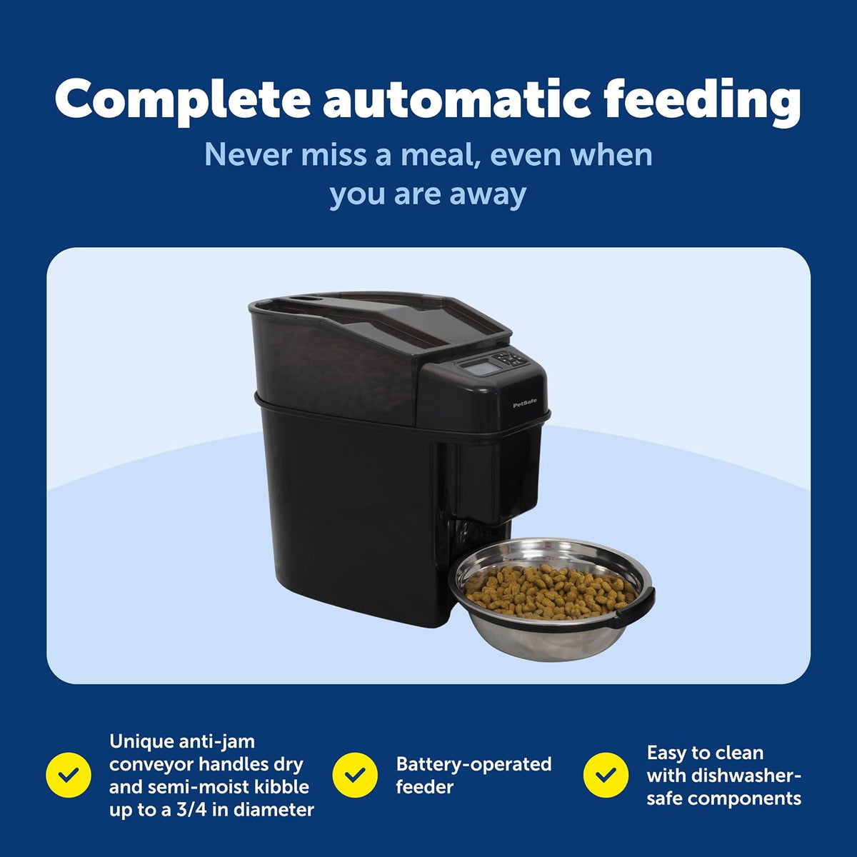 PetSafe Healthy Pet Simply Feed Auto Feeder, Programmable, Holds 24 Cups