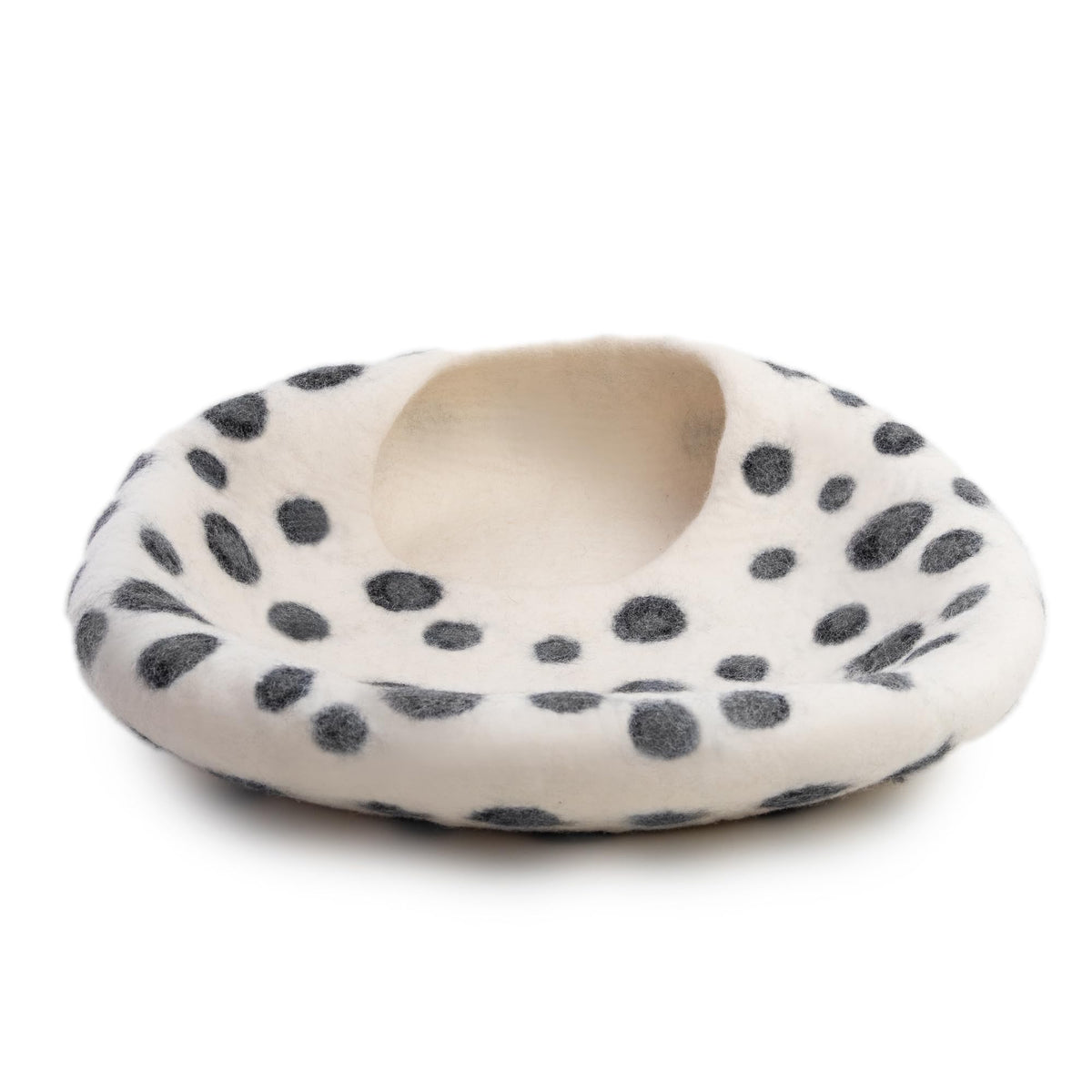 Woolygon Merino Wool Cat Cave, Foldable Hideaway Pod, 100% Merino Wool