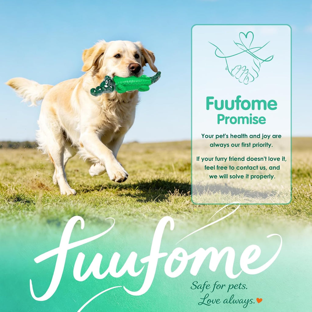 Fuufome Alligator Dog Toys for Aggressive Chewers,Medium Large Breed Dogs