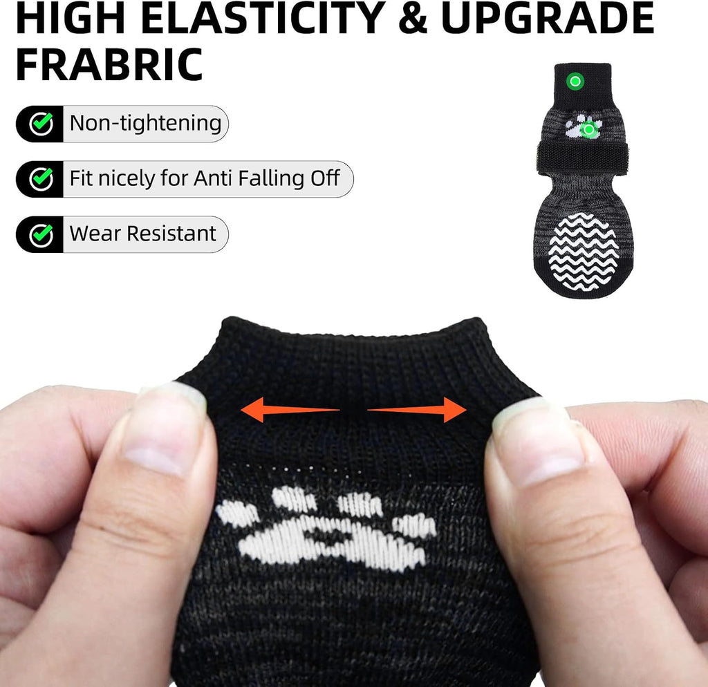 PUPTECK Dog Socks to Prevent Licking Paws, Dog Shoes for Hot Pavement