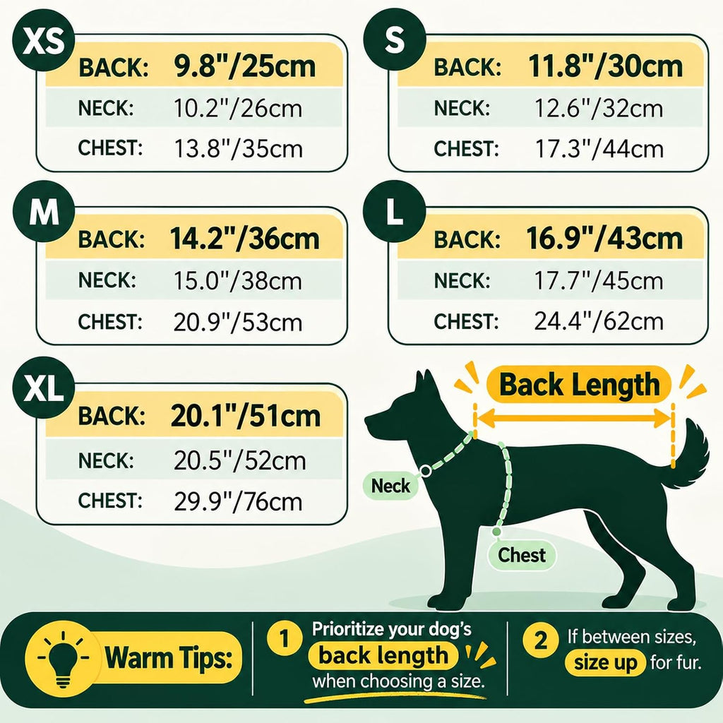 Dog Snowsuit with Attached Boots, Full Body Dog Coat with Built-in Harness