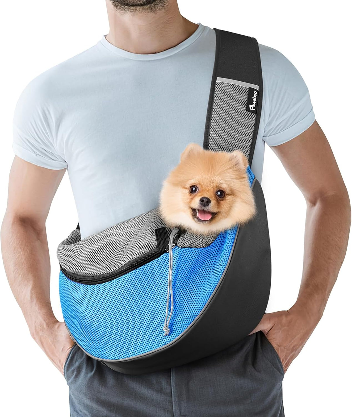 Pawaboo Pet Sling Carrier for Small Dogs Cats