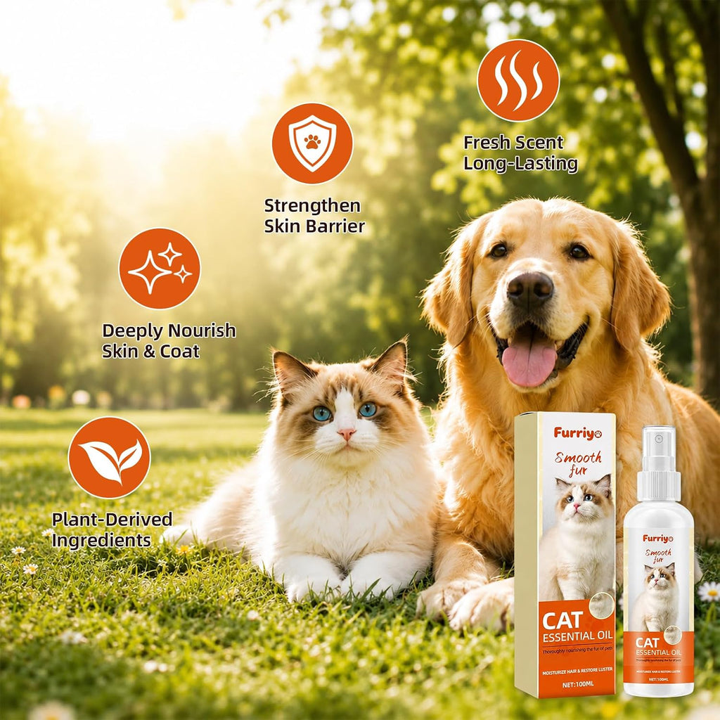 Cat Coat Spray Leave-in Conditioner & Detangler, 3.4 fl oz
