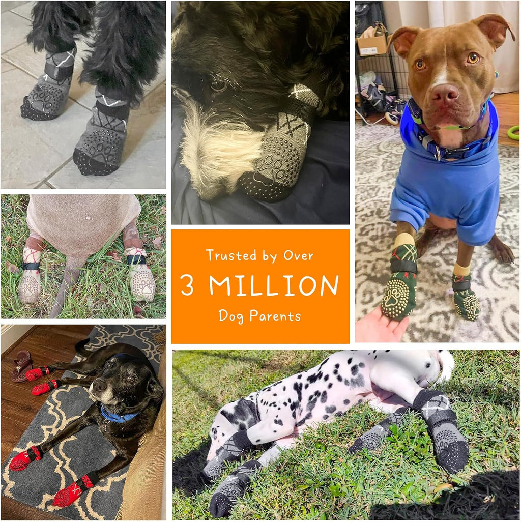 6PCS Dog Socks to Prevent Licking Paws for Hot/Cold Pavement