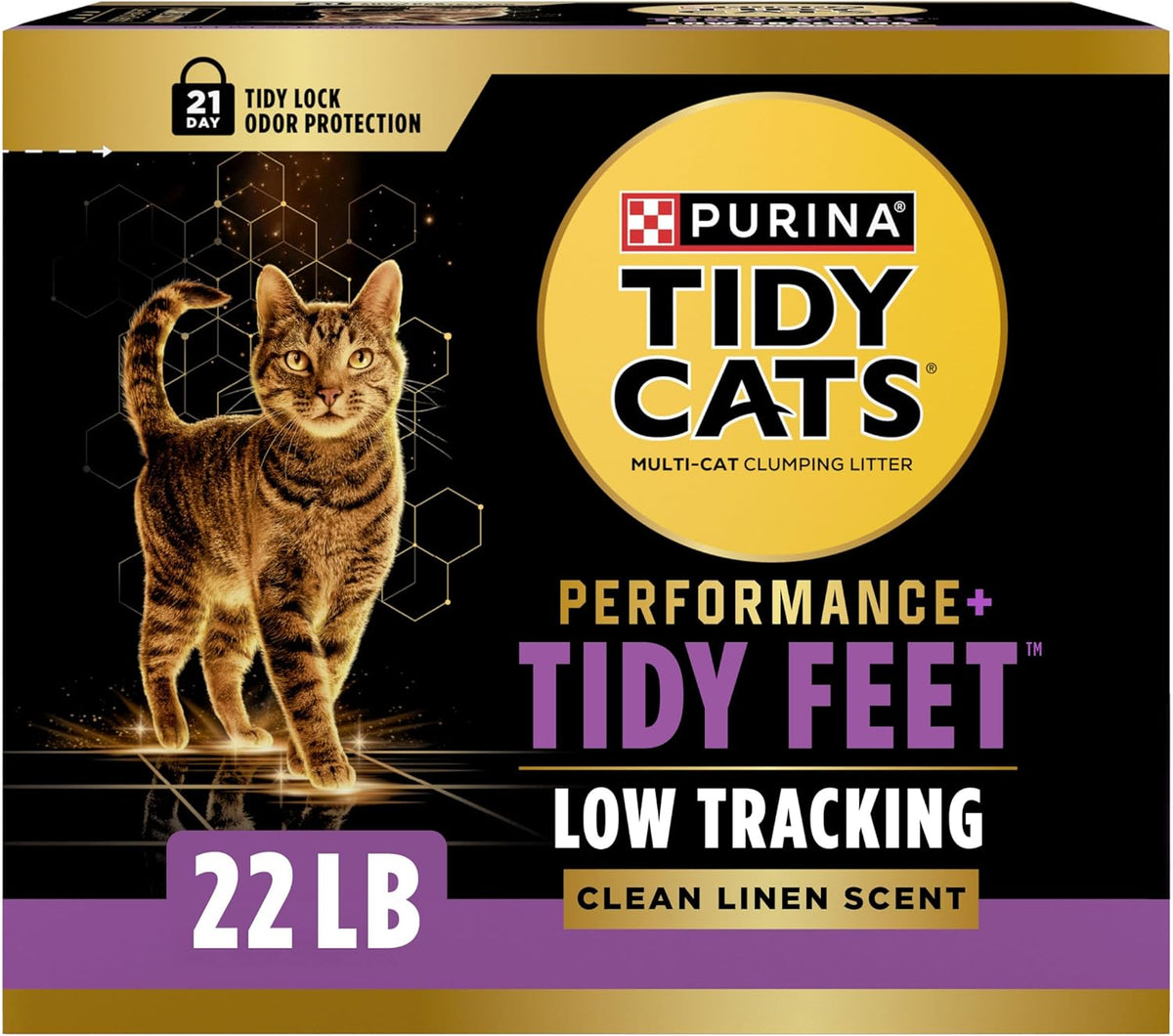 Purina Tidy Cats Performance Plus Tidy Feet Cat Litter, 22 lb. Box