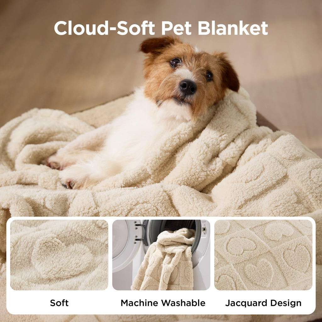 Bedsure Dog Blanket for Small Dogs, Cats & Puppy, Ultra Soft Fleece, 25x35